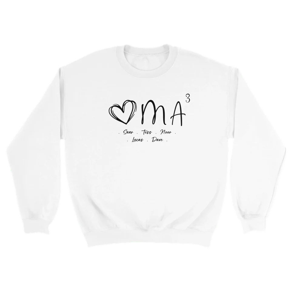 ♥MA - Gepersonaliseerde sweater oma