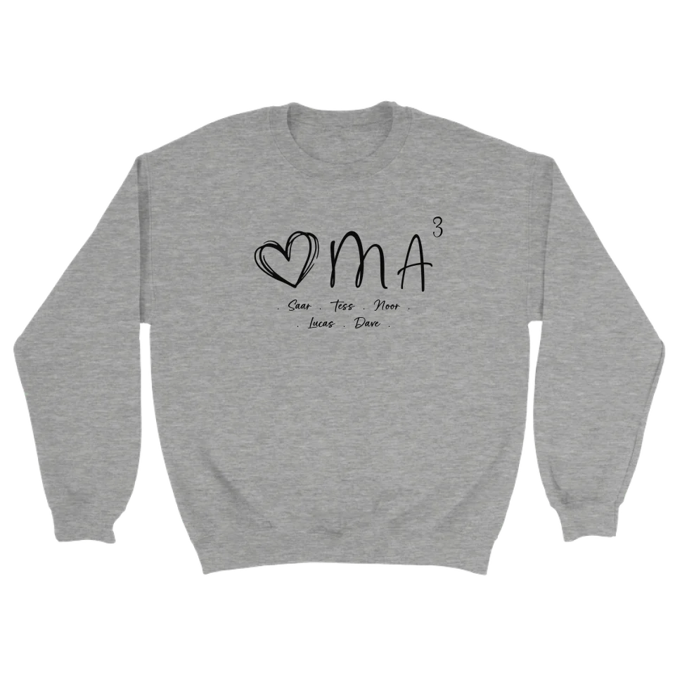 ♥MA - Gepersonaliseerde sweater oma