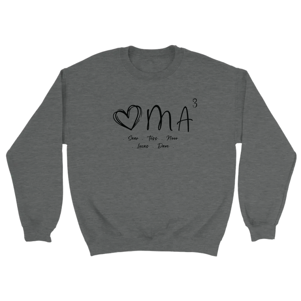 ♥MA - Gepersonaliseerde sweater oma