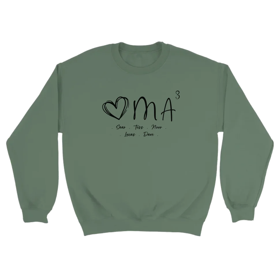 ♥MA - Gepersonaliseerde sweater oma