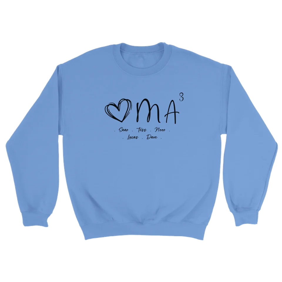 ♥MA - Gepersonaliseerde sweater oma