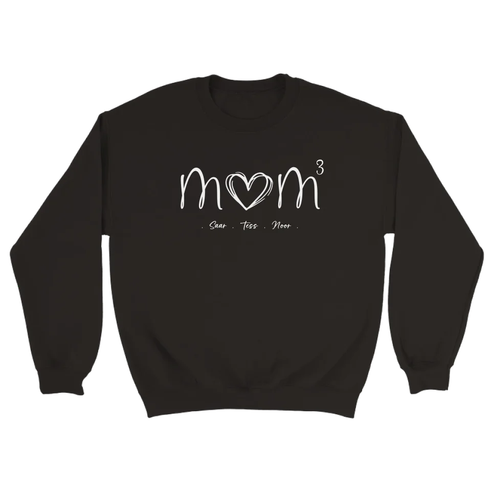 M♥M wit - Gepersonaliseerde sweater