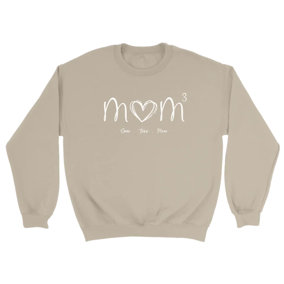 M♥M wit - Gepersonaliseerde sweater