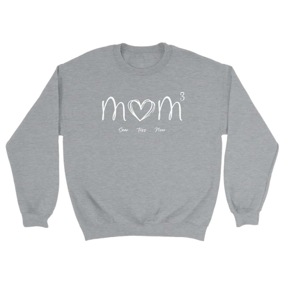 M♥M wit - Gepersonaliseerde sweater