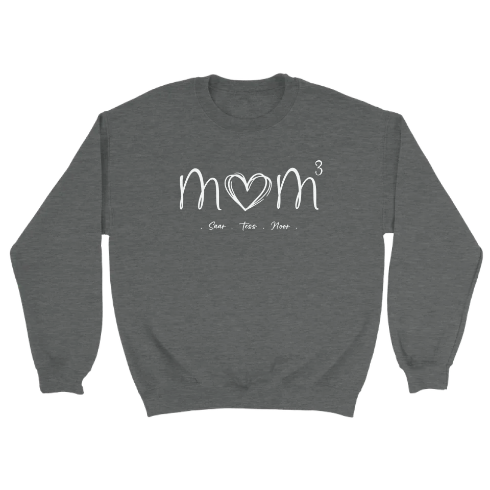 M♥M wit - Gepersonaliseerde sweater