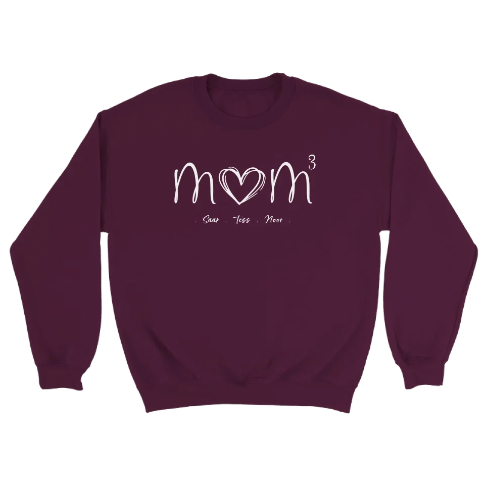 M♥M wit - Gepersonaliseerde sweater