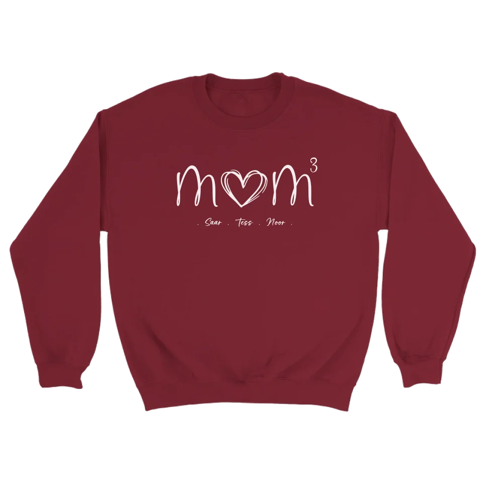 M♥M wit - Gepersonaliseerde sweater