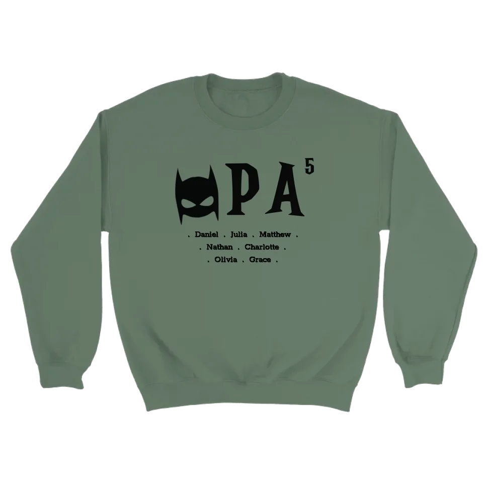 OPA superheld - Gepersonaliseerde sweater voor grootouder