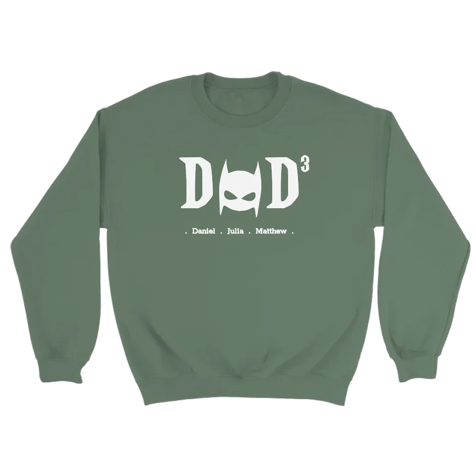 Dad superheld wit - gepersonaliseerde sweater