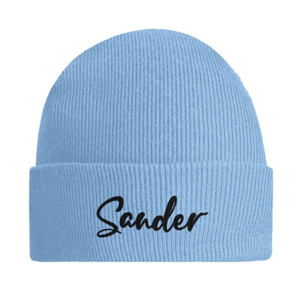 gepersonaliseerde geborduurde beanie