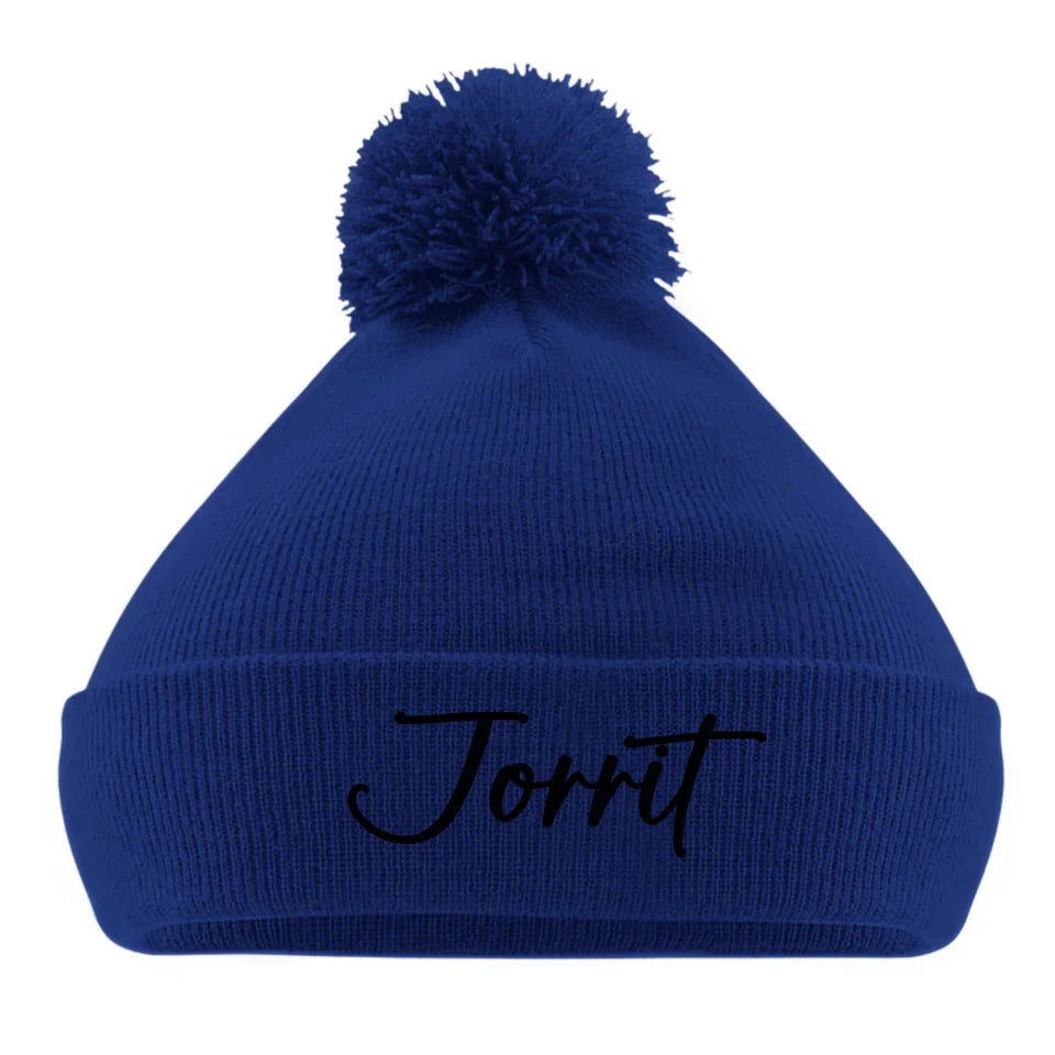 Gepersonaliseerde_geborduurde_pom_pom_beanie_koningsblauw[1]