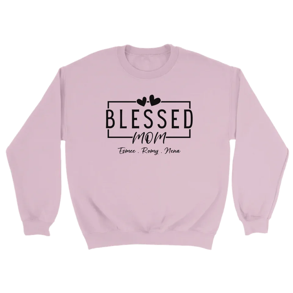 Blessed mom - Gepersonaliseerde sweater