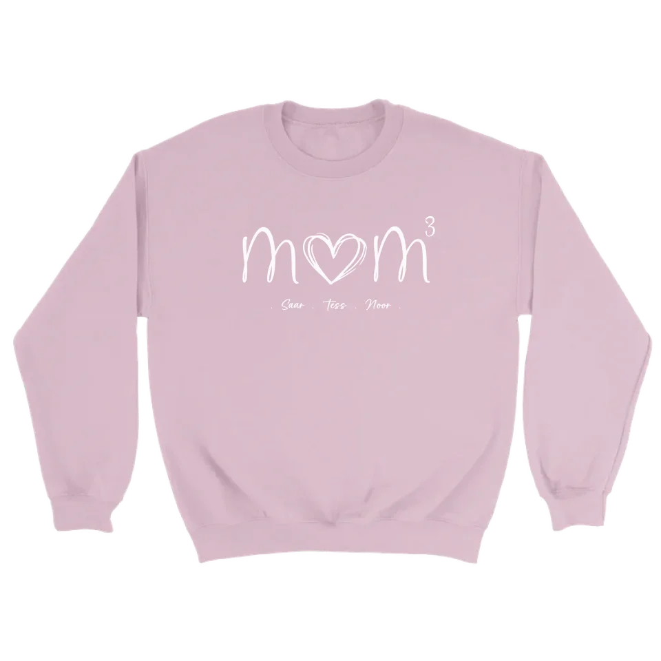 M♥M wit - Gepersonaliseerde sweater