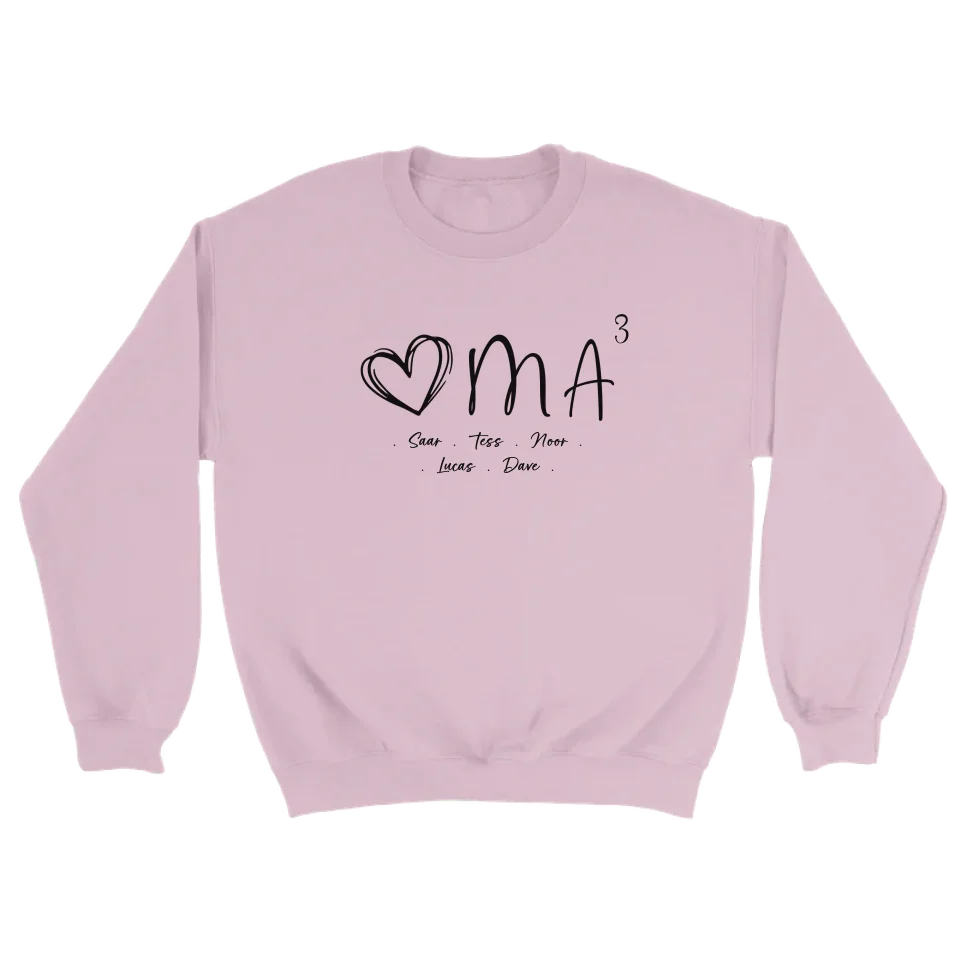 ♥MA - Gepersonaliseerde sweater oma