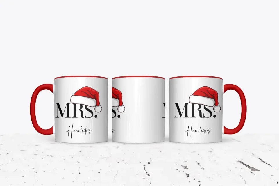 Merry MRS. - Gepersonaliseerde kerst mok