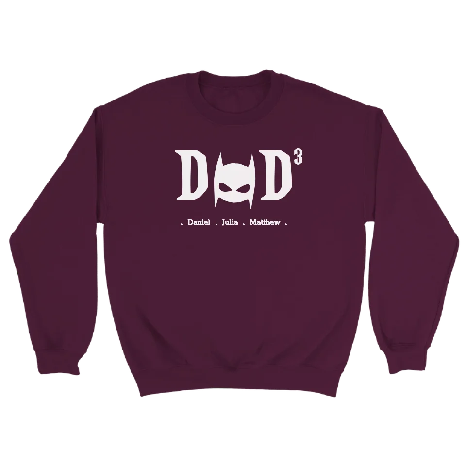 Dad superheld wit - gepersonaliseerde sweater