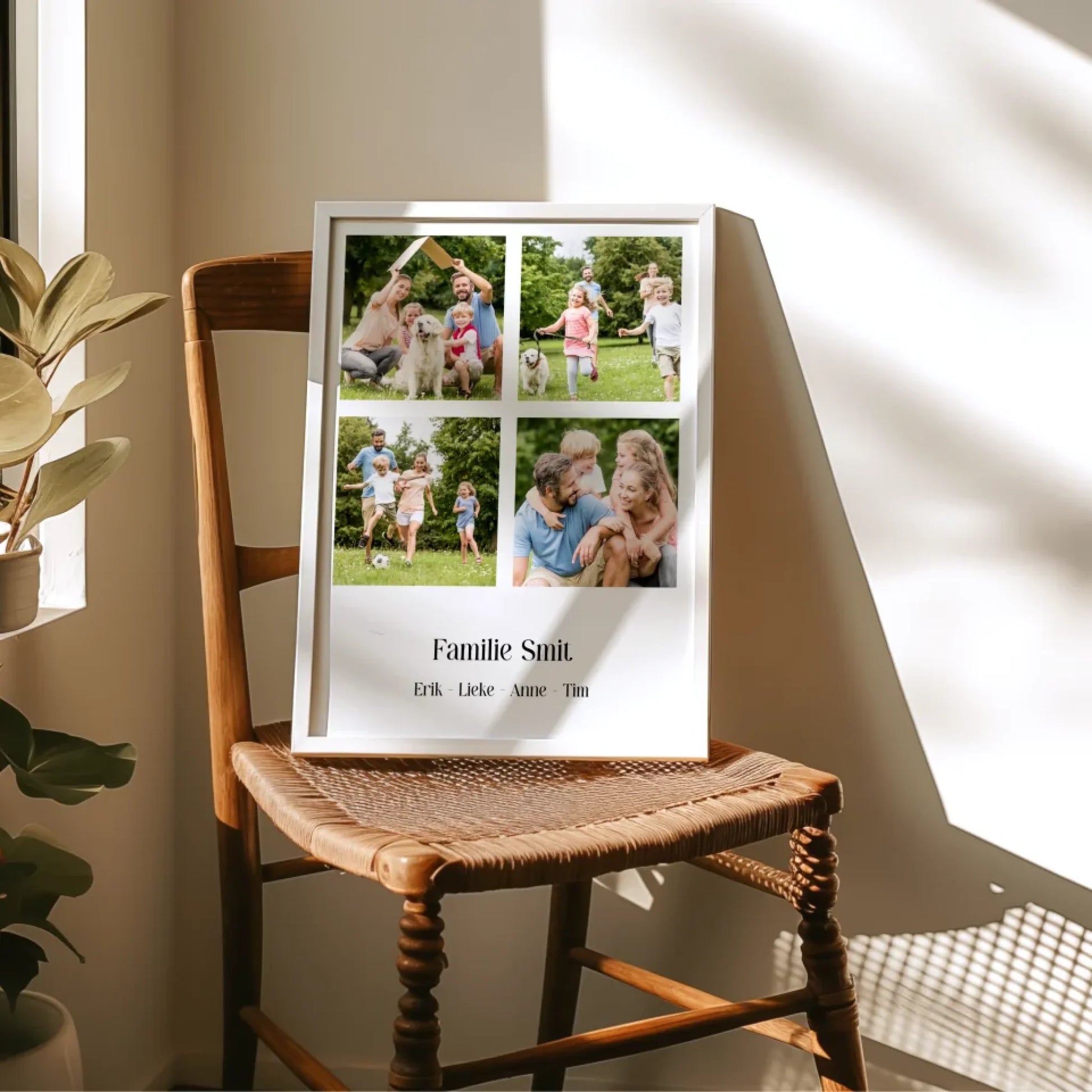 Gepersonaliseerde familie poster  Moederdag foto upload