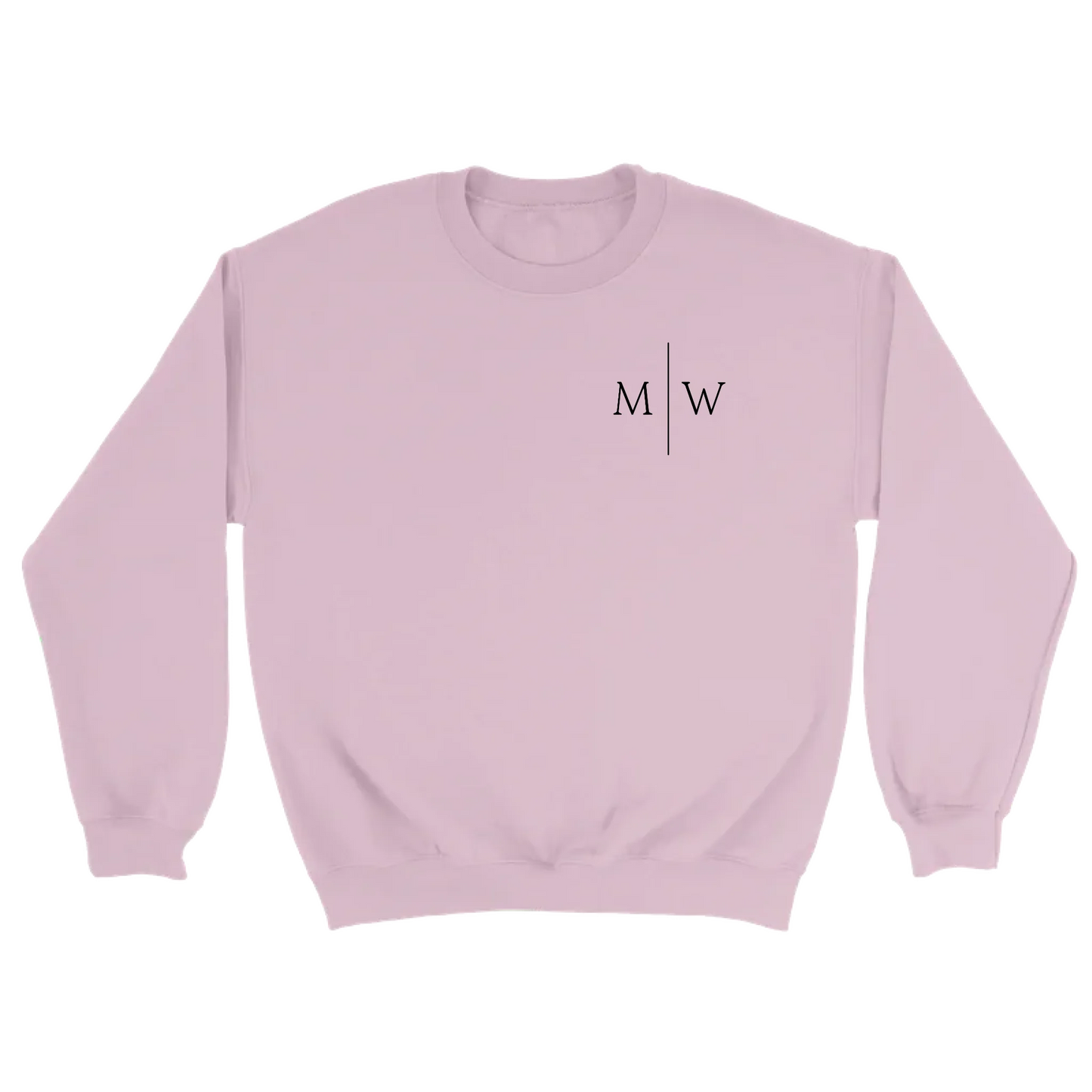 Initialen gestikt - Gepersonaliseerde geborduurde sweater