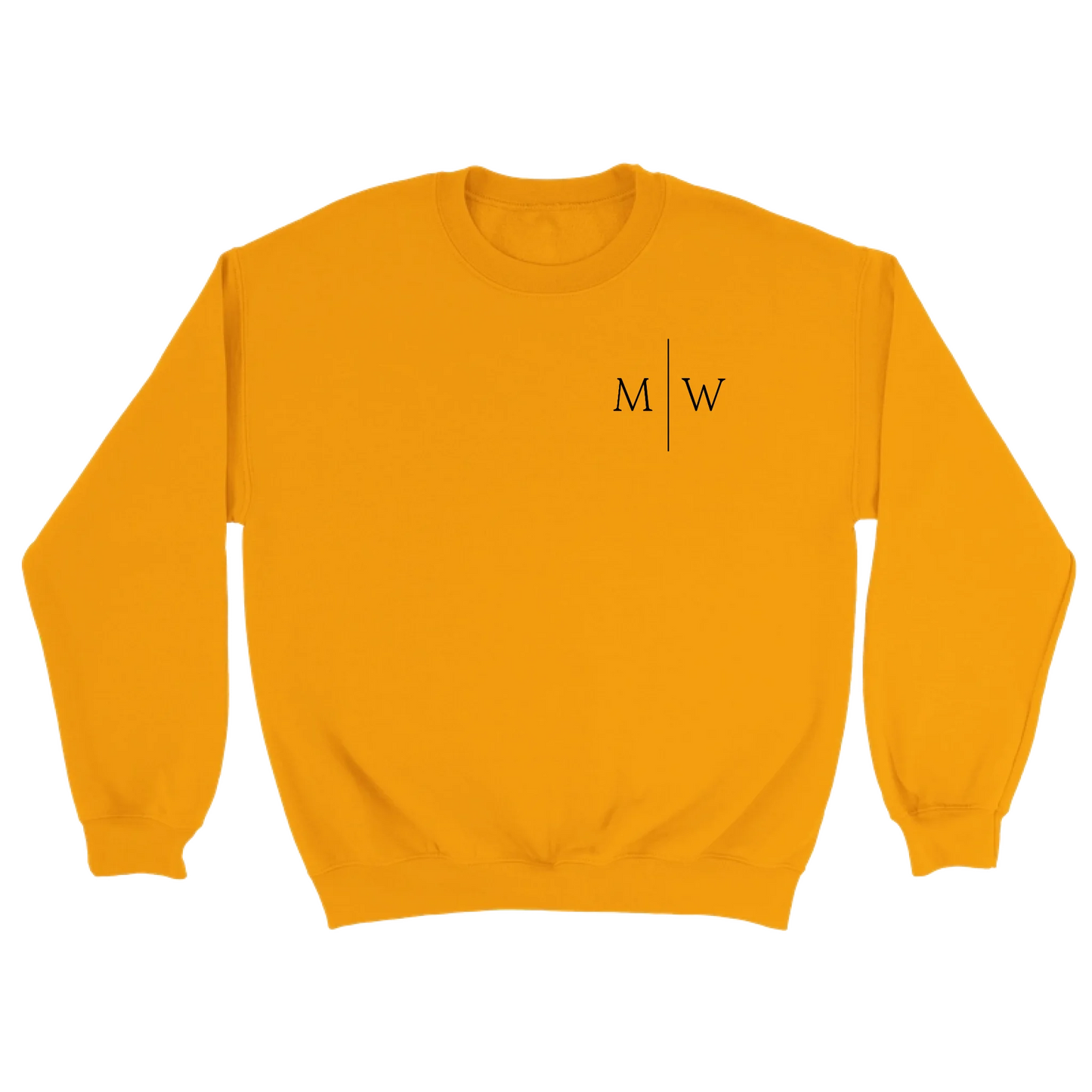 Initialen gestikt - Gepersonaliseerde geborduurde sweater