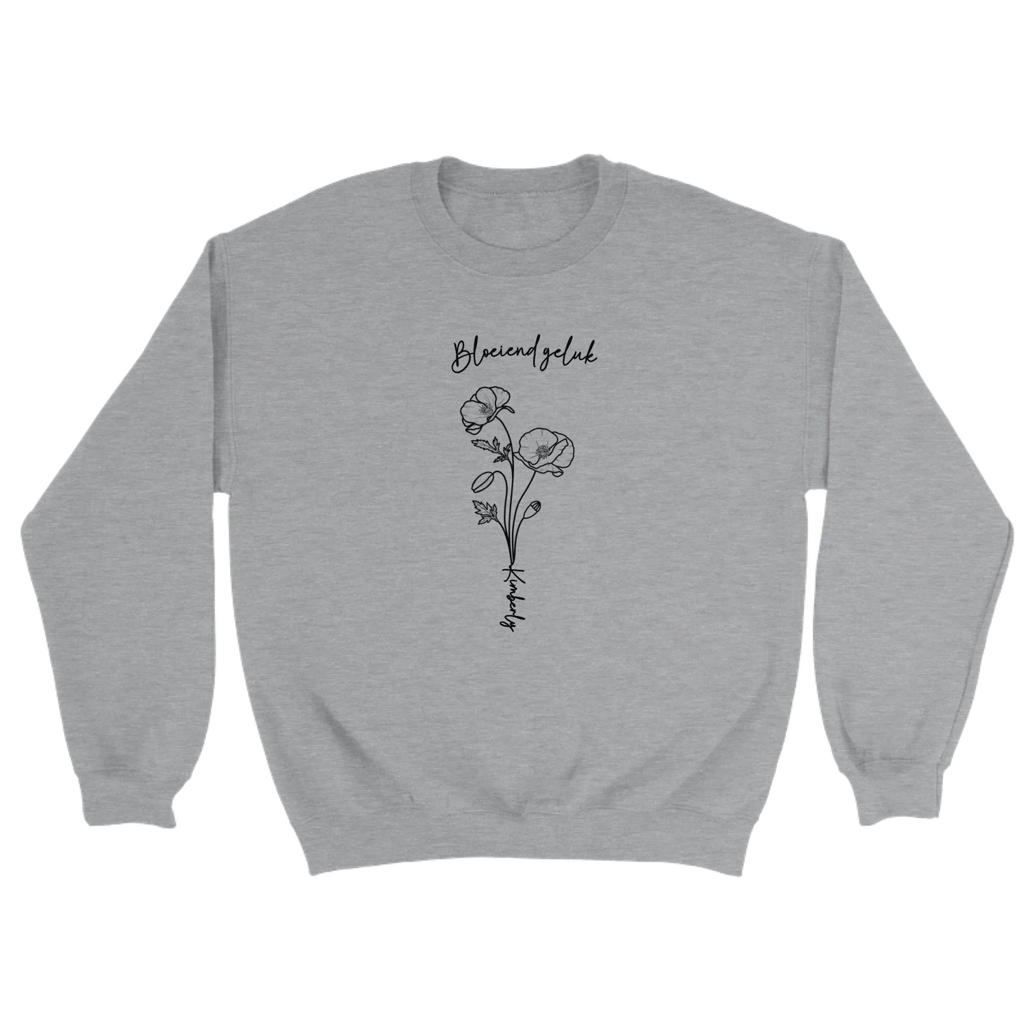 Bloeiend geluk - Gepersonaliseerde sweater