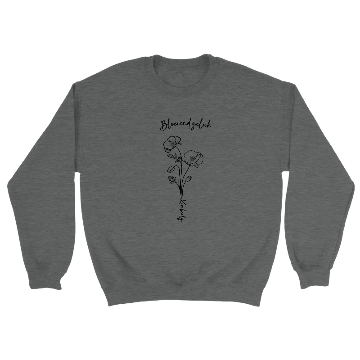 Bloeiend geluk - Gepersonaliseerde sweater