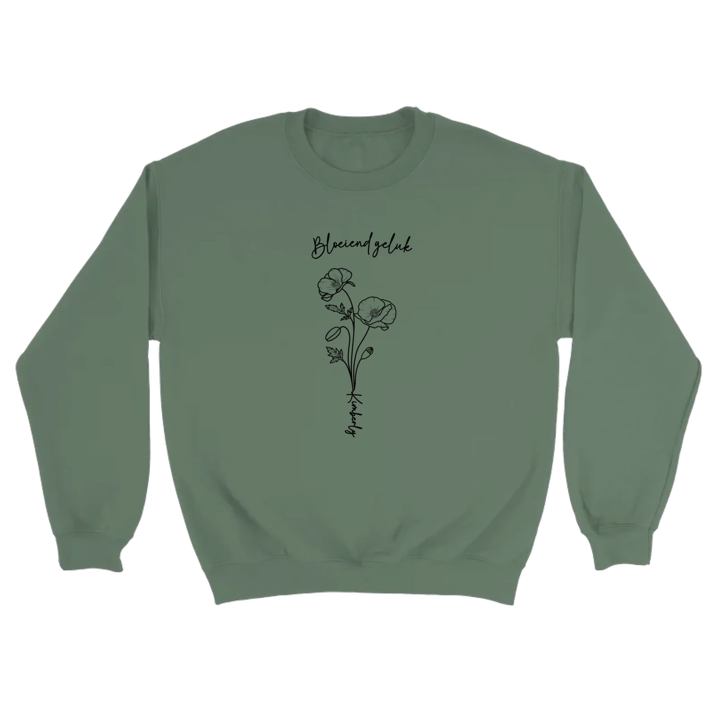 Bloeiend geluk - Gepersonaliseerde sweater