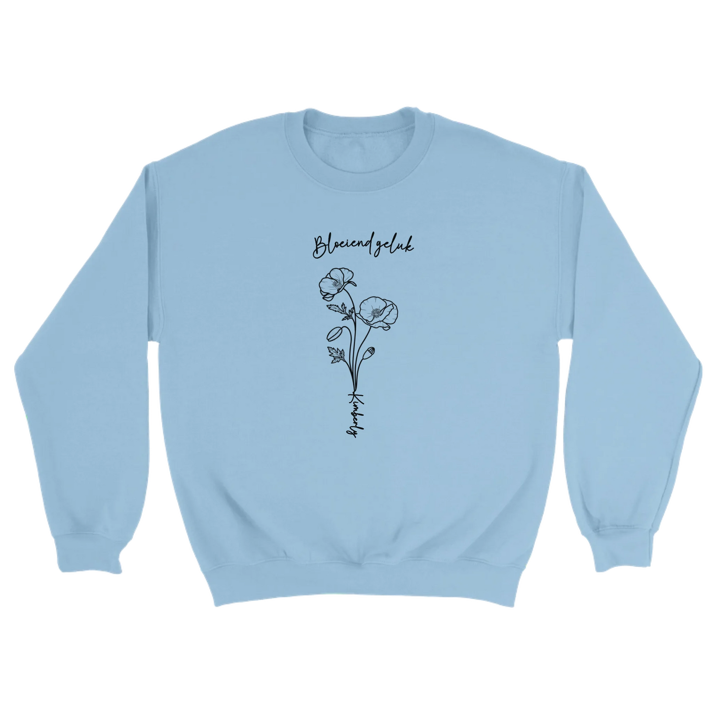Bloeiend geluk - Gepersonaliseerde sweater