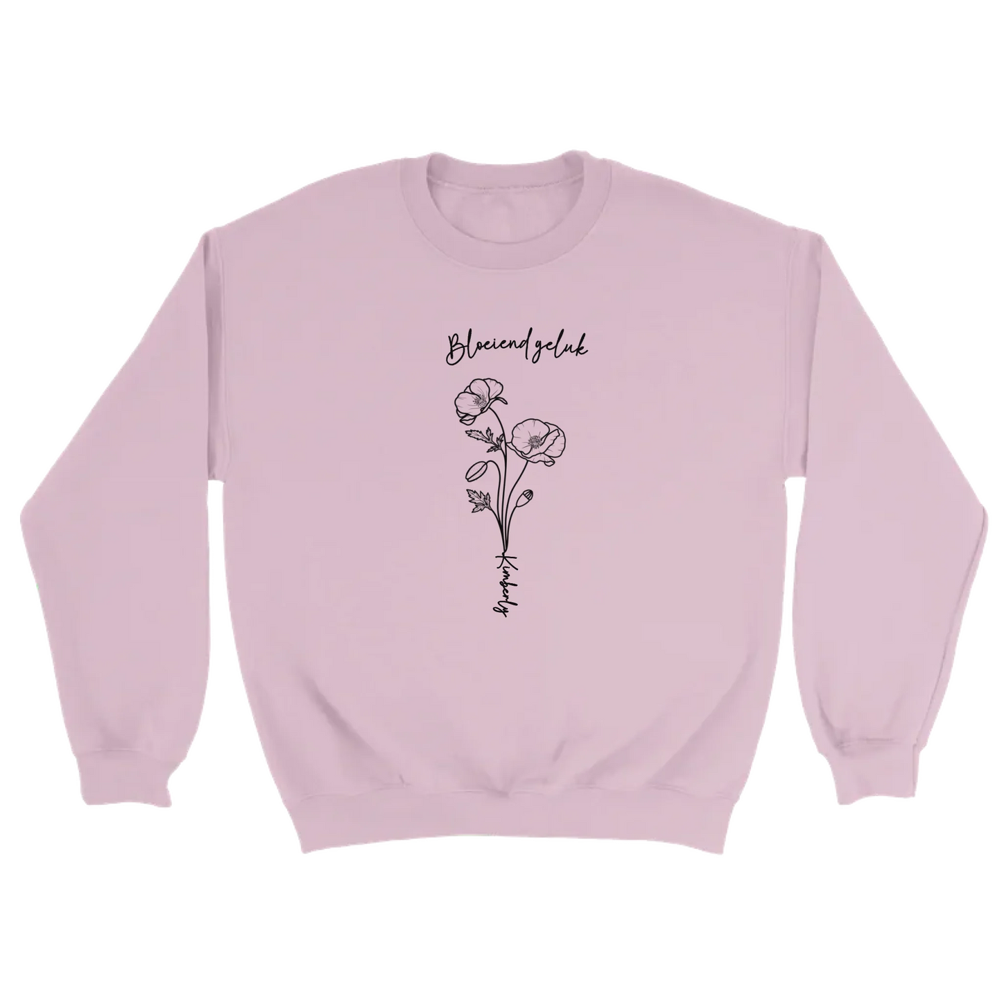 Bloeiend geluk - Gepersonaliseerde sweater