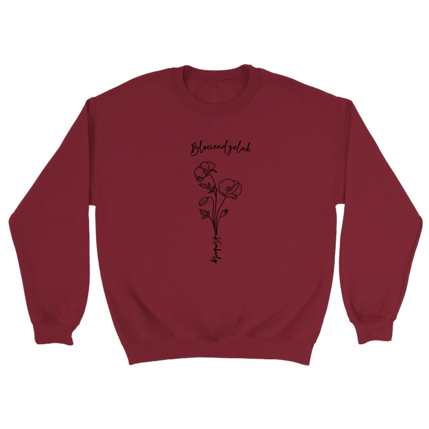 Bloeiend geluk - Gepersonaliseerde sweater