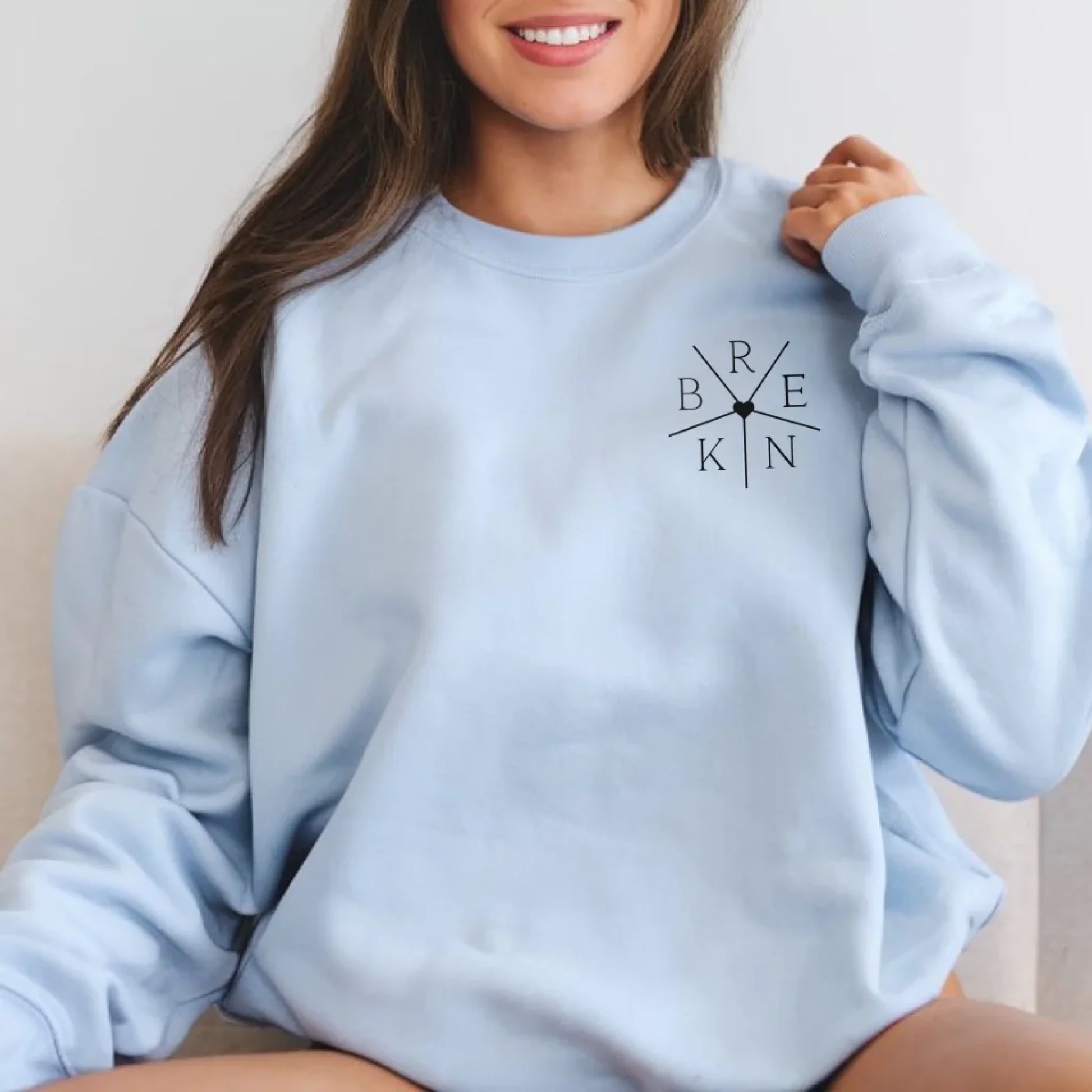 Gepersonaliseerde sweater met initialaen