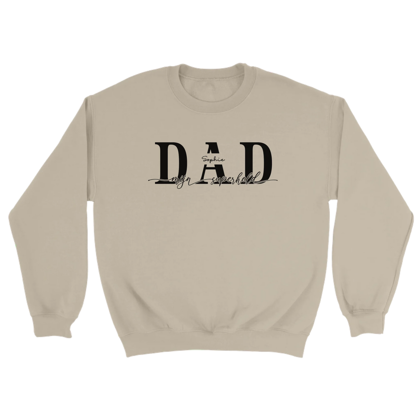 DAD mijn superheld - Gepersonaliseerde sweater