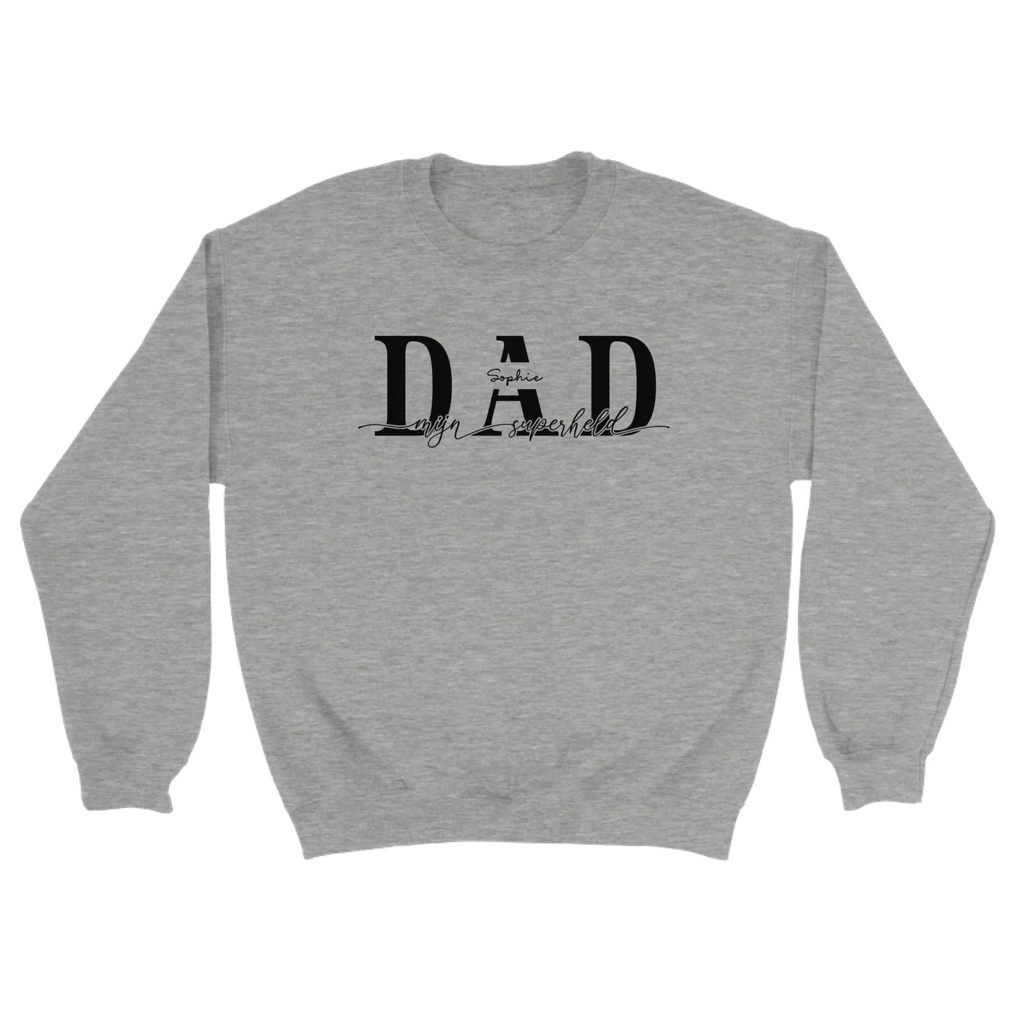 DAD mijn superheld - Gepersonaliseerde sweater