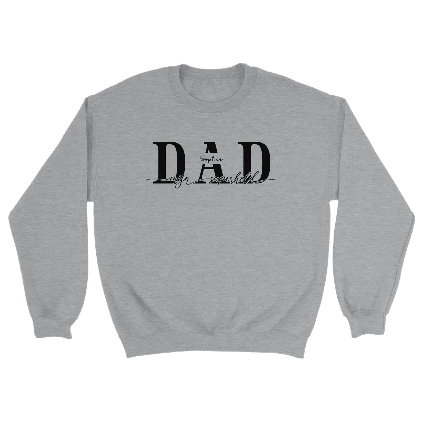 DAD mijn superheld - Gepersonaliseerde sweater