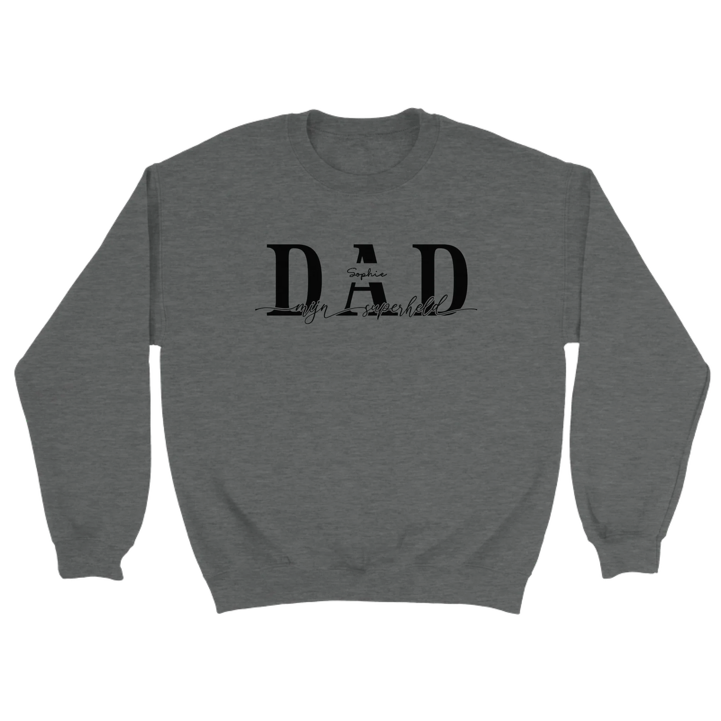 DAD mijn superheld - Gepersonaliseerde sweater