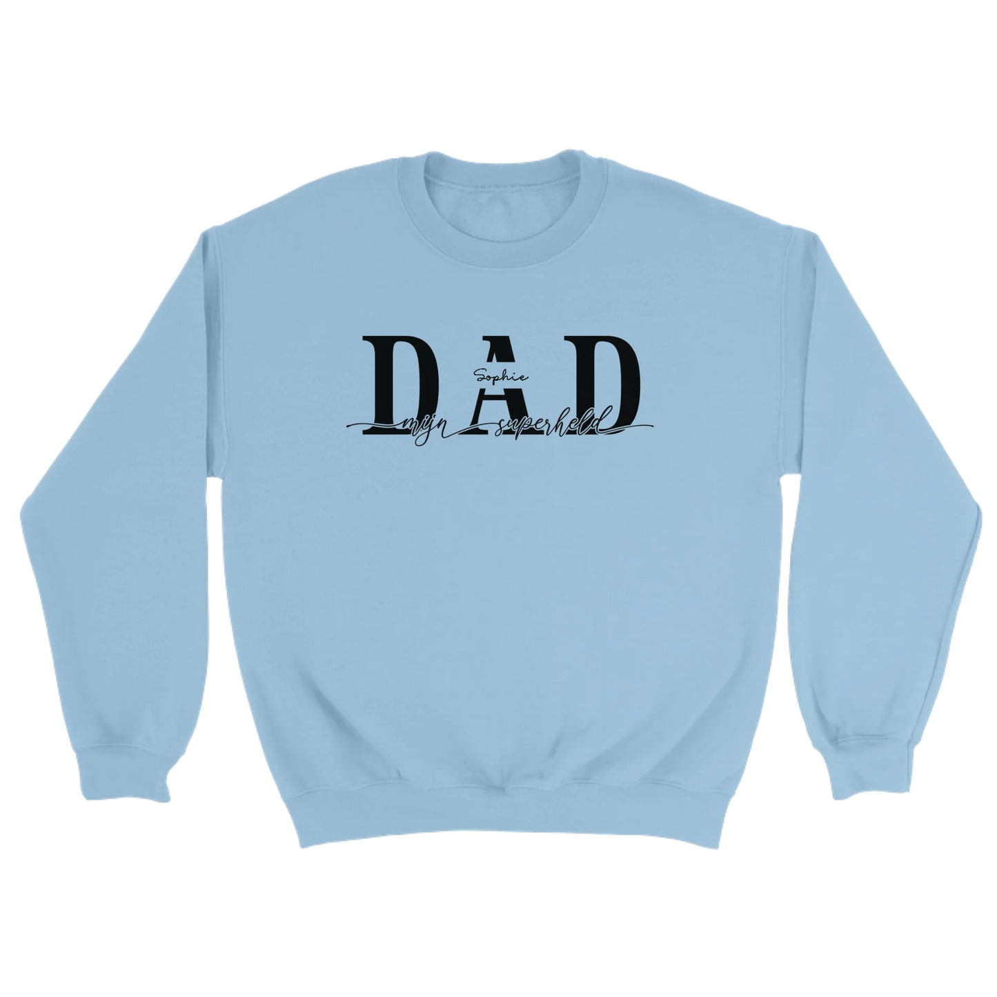 DAD mijn superheld - Gepersonaliseerde sweater