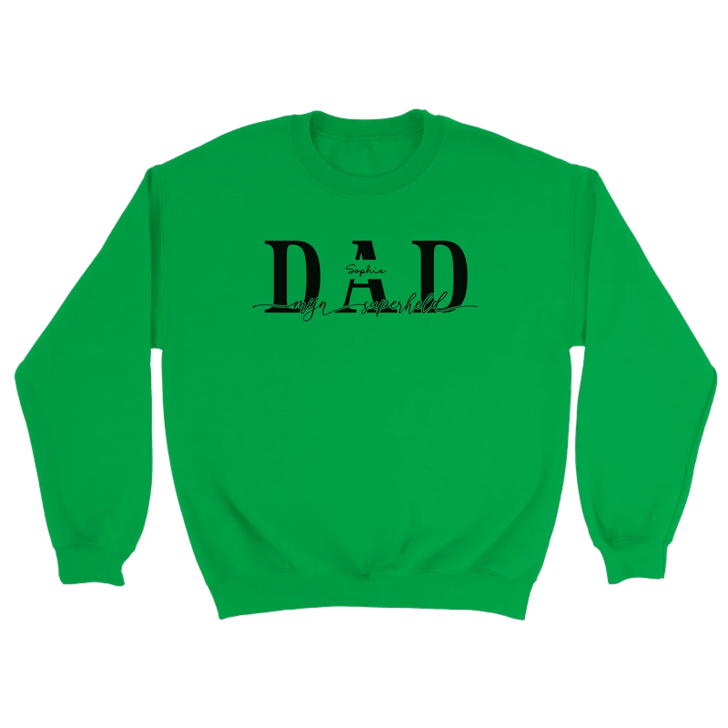 DAD mijn superheld - Gepersonaliseerde sweater