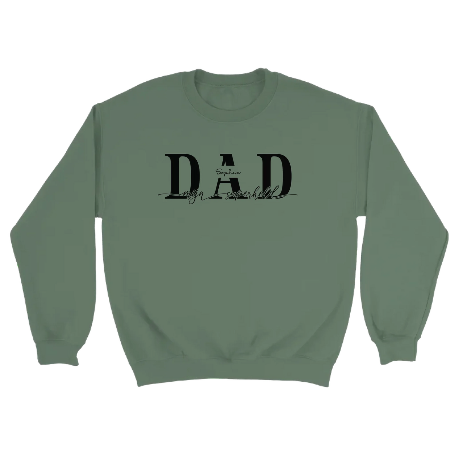 DAD mijn superheld - Gepersonaliseerde sweater