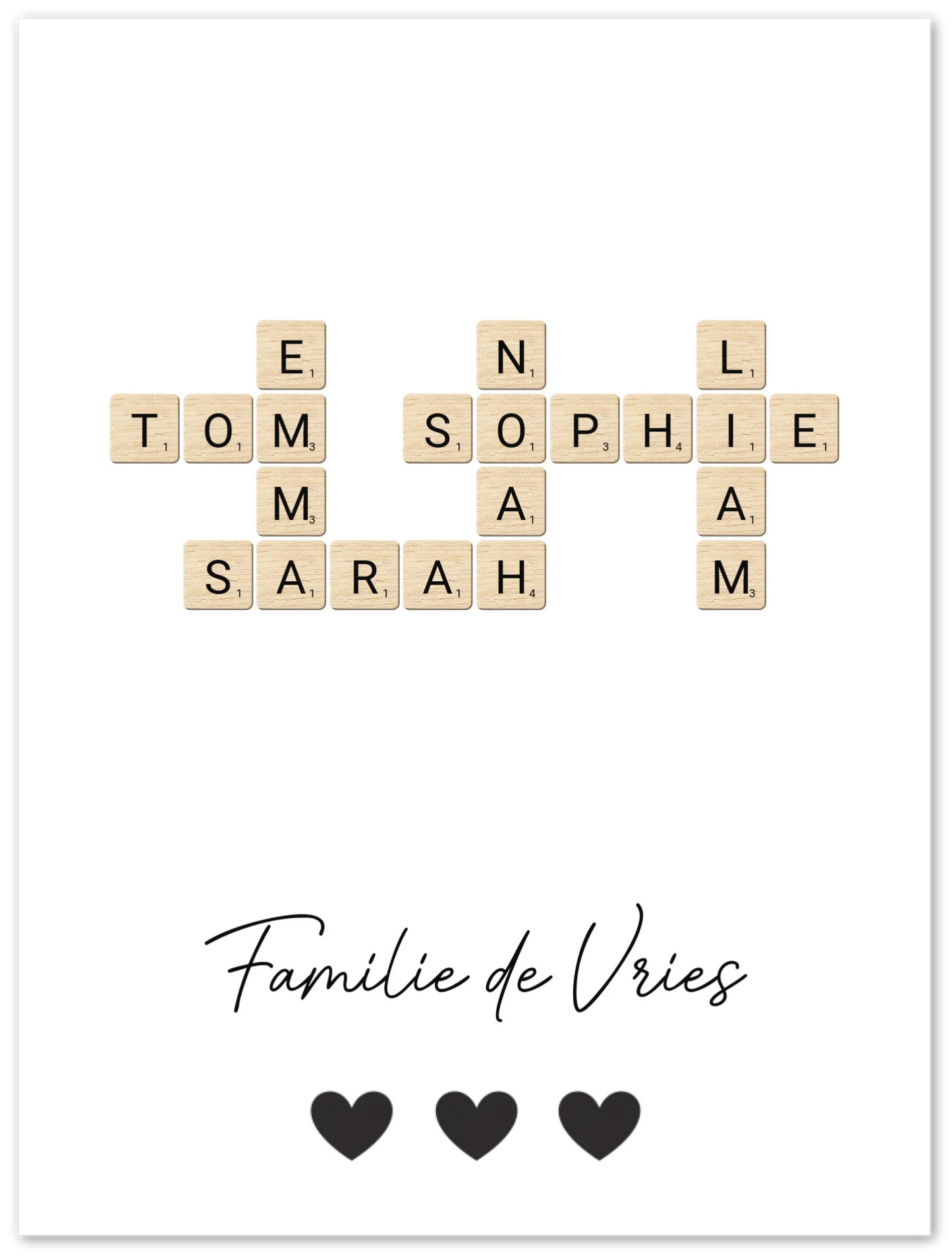 Scrabble - Personalized poster