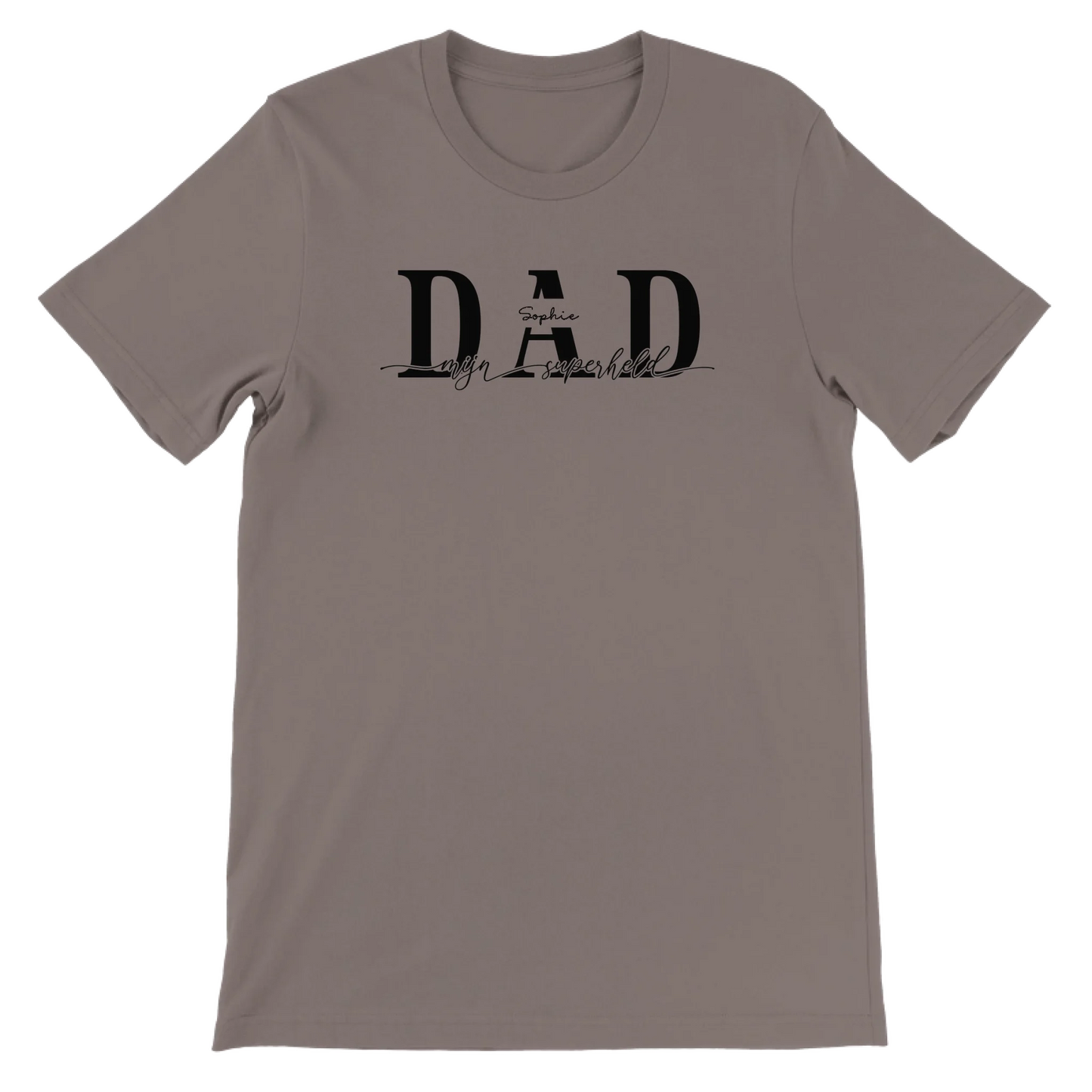DAD mijn superheld - Gepersonaliseerd Vaderdag T-Shirt