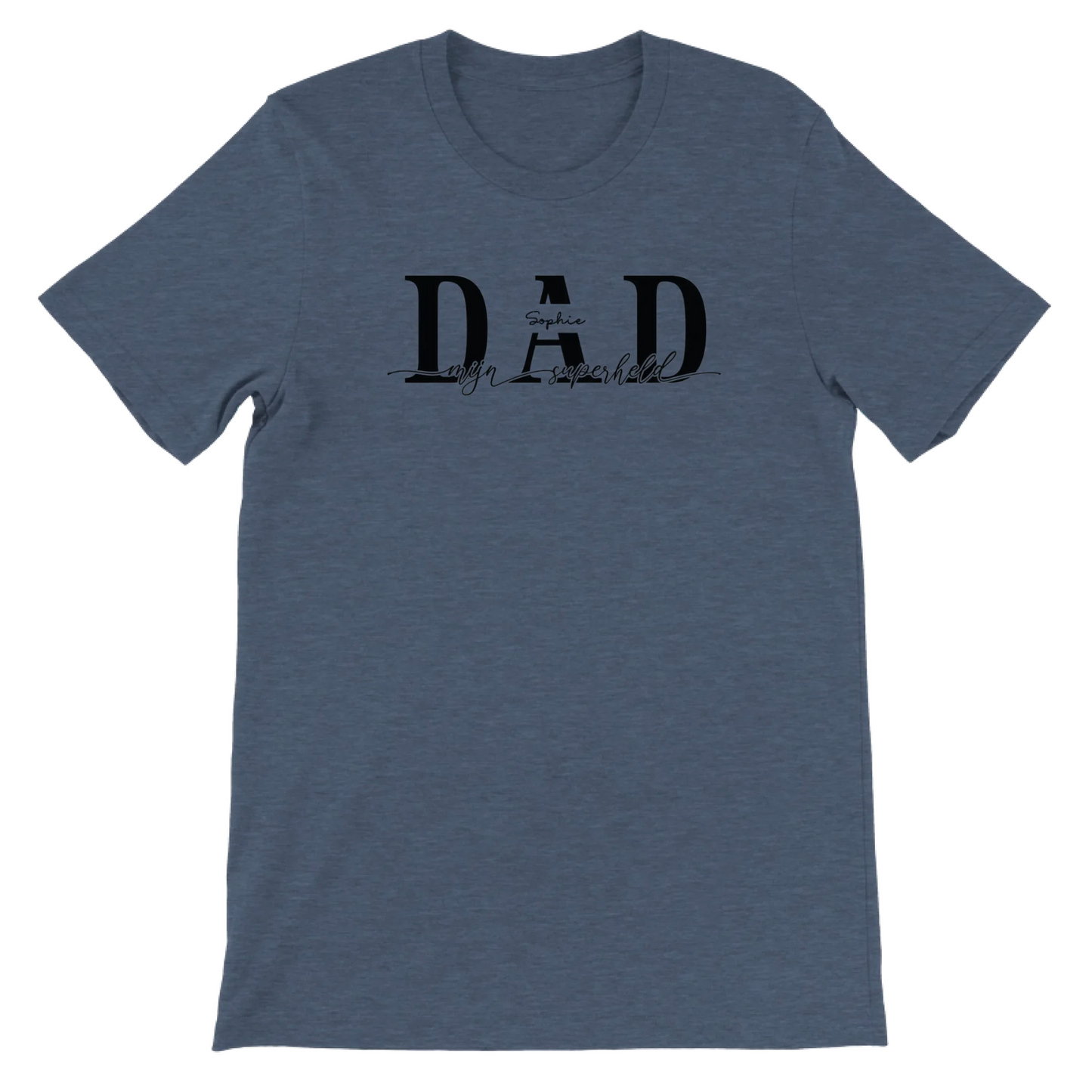 DAD mijn superheld - Gepersonaliseerd Vaderdag T-Shirt